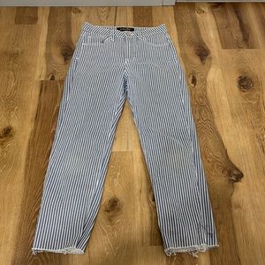 striped jeans they’re new i got them a long time ago but never really wore them
